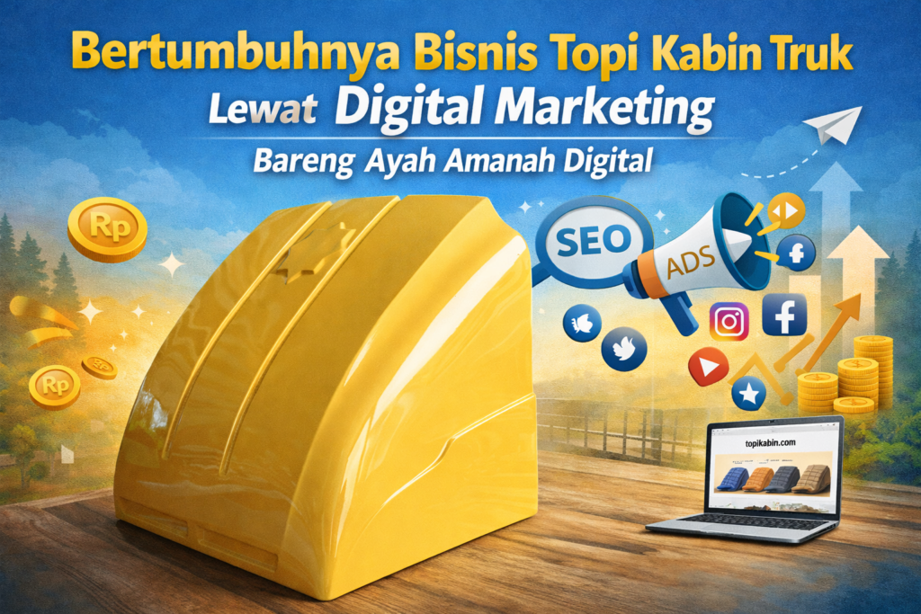 Bertumbuhnya Bisnis Topi Kabin Lewat Digital Marketing Bareng Ayah Amanah Digital