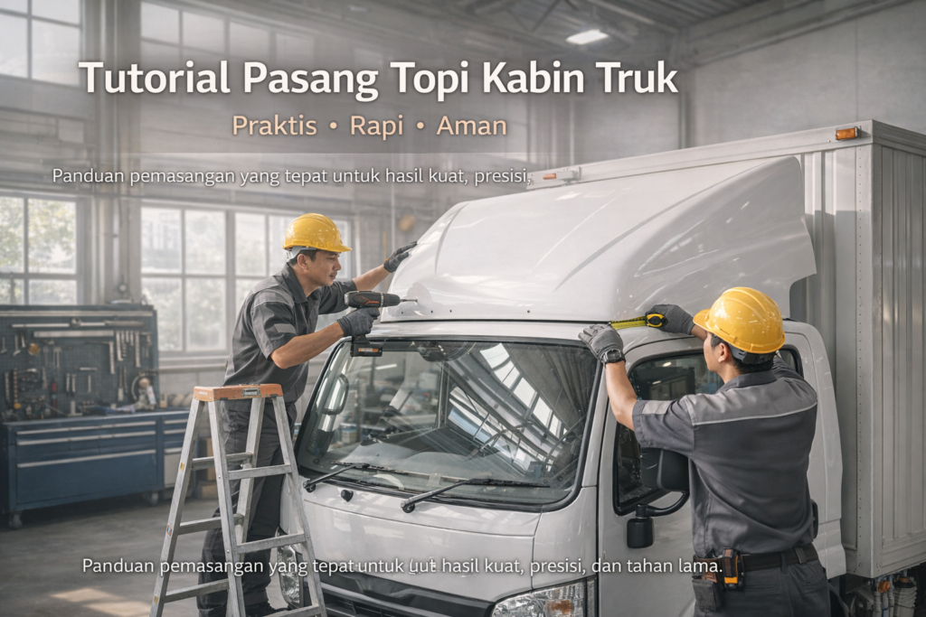 Tutorial Pasang Topi Kabin Truk: Praktis, Rapi, dan Aman
