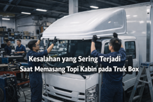 Kesalahan Memasang Topi Kabin pada Truk Box