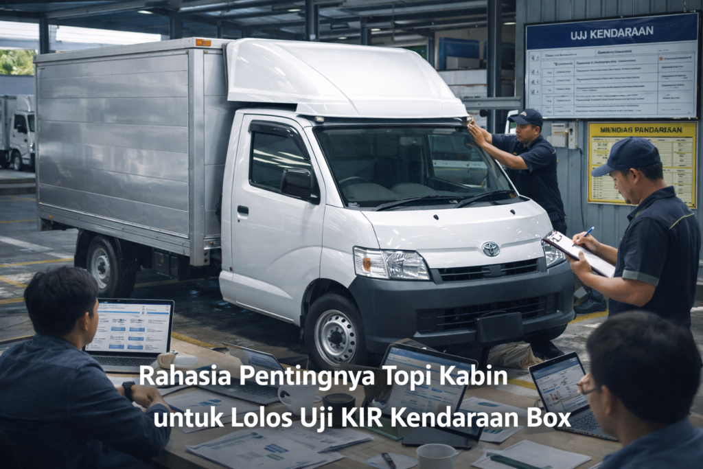 Rahasia Pentingnya Topi Kabin untuk Lolos Uji KIR Kendaraan Box