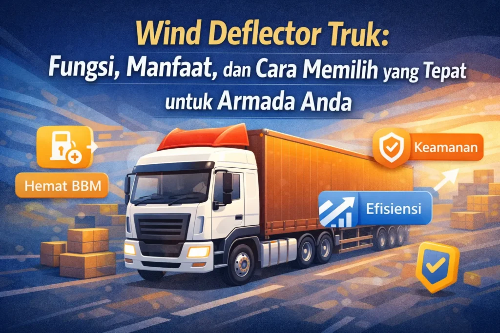 Wind Deflector Truk: Fungsi, Manfaat, dan Cara Memilih
