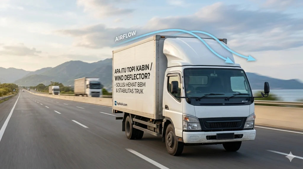 Apa Itu Topi Kabin / Wind Deflector? Solusi Hemat BBM untuk Truk