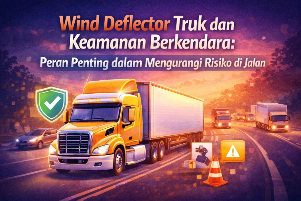 Keamanan berkendara dengan deflektor angin