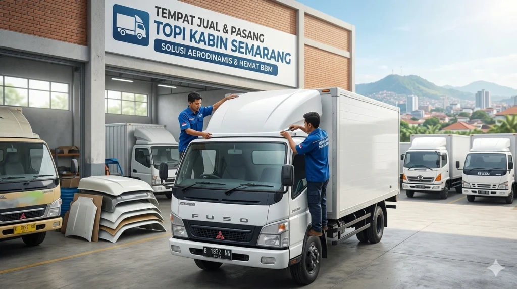 Tempat Jual dan Pasang Topi Kabin di Semarang: Solusi Hemat Bahan Bakar Truk Anda