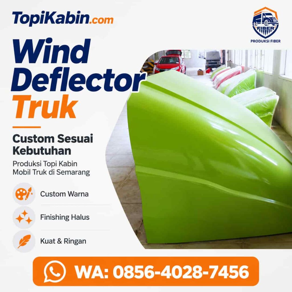 jual topi kabin truk wind deflector mobil semarang (3)