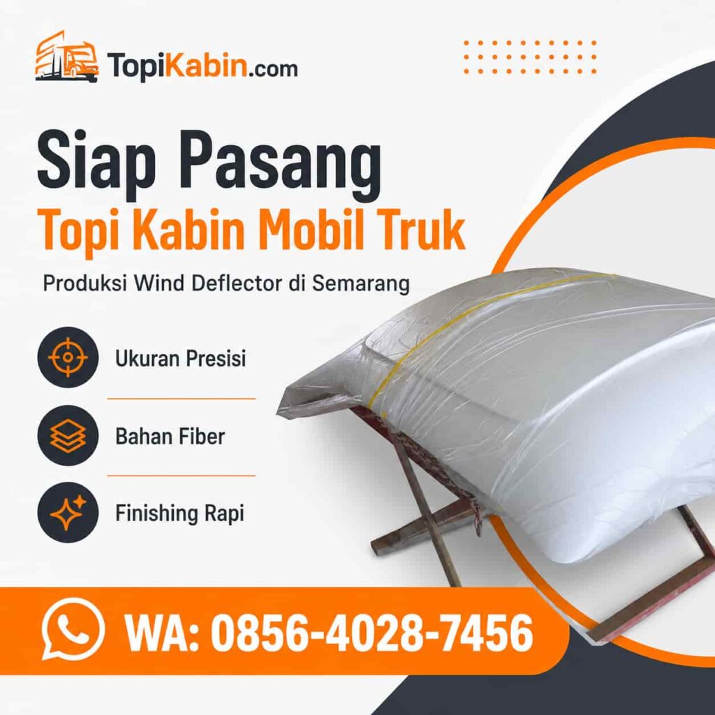 jual topi kabin truk wind deflector mobil semarang (6)