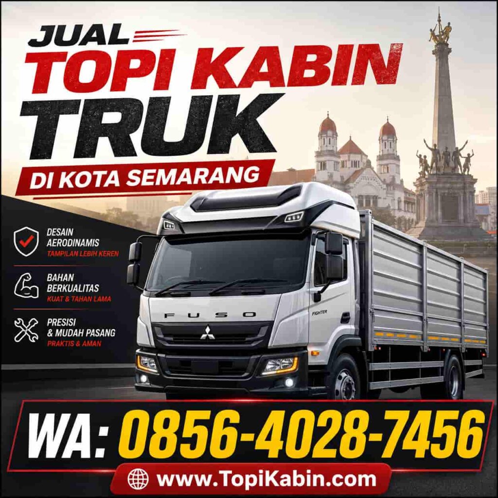 Jual Topi Kabin Truk di Kota Semarang Jawa Tengah