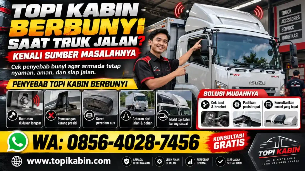 Topi Kabin Berbunyi Saat Truk Jalan? Kenali Sumber Masalahnya
